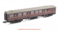 2P-011-275 Dapol Gresley Brake Composite Coach number E10015E in BR Maroon livery